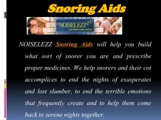 Effective Clarification for Snoring Problems