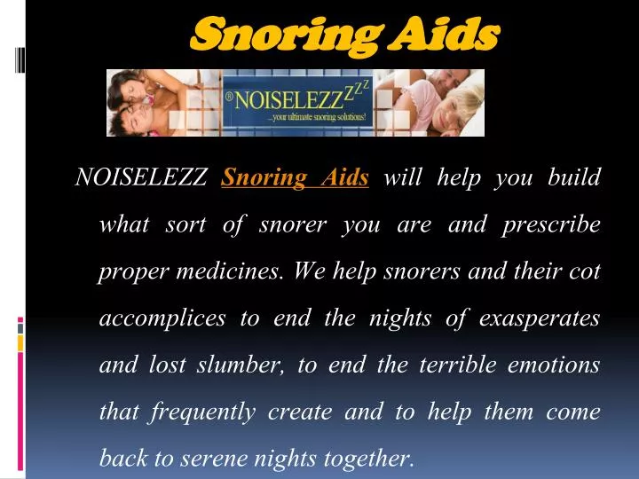 snoring aids