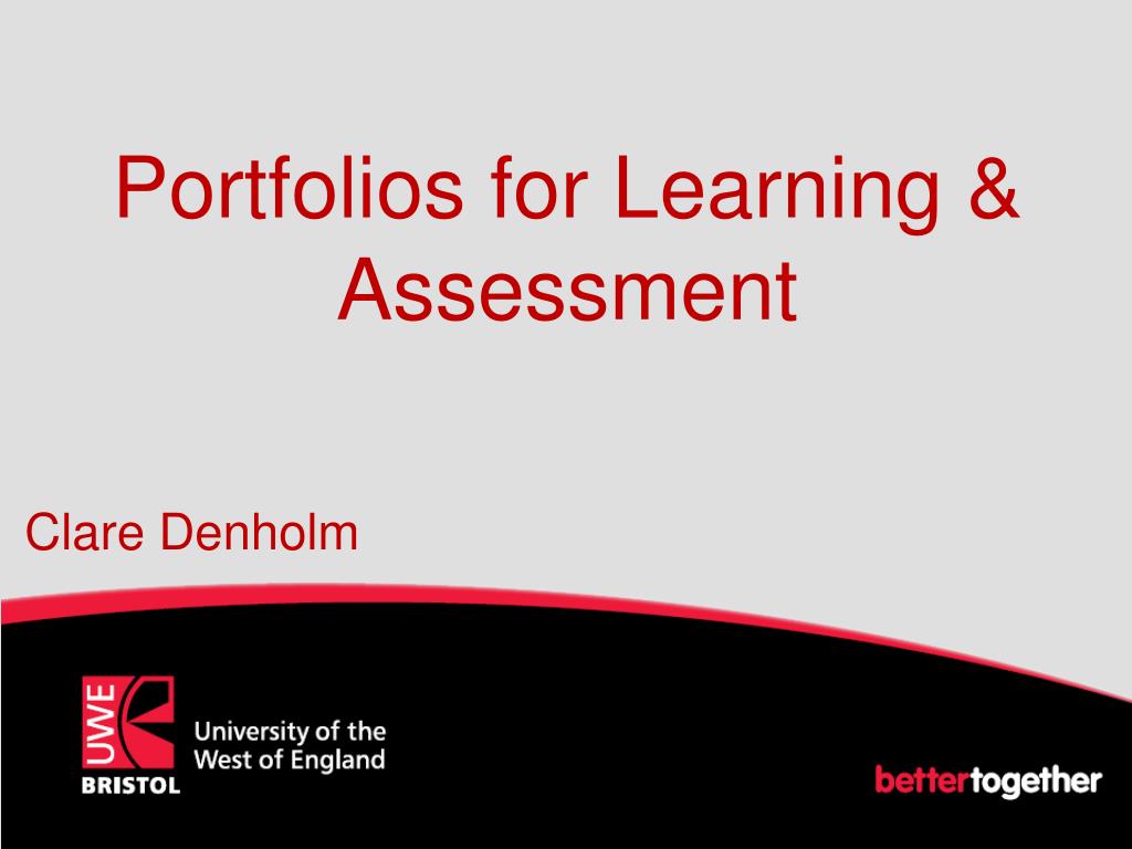 PPT - Portfolios for Learning & Assessment PowerPoint Presentation - ID ...