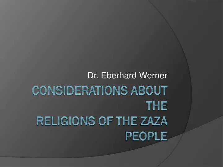 dr eberhard werner