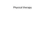 Physical therapy - slide 1