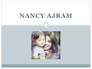 Nancy Ajram