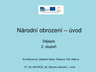 n rodn obrozen vod