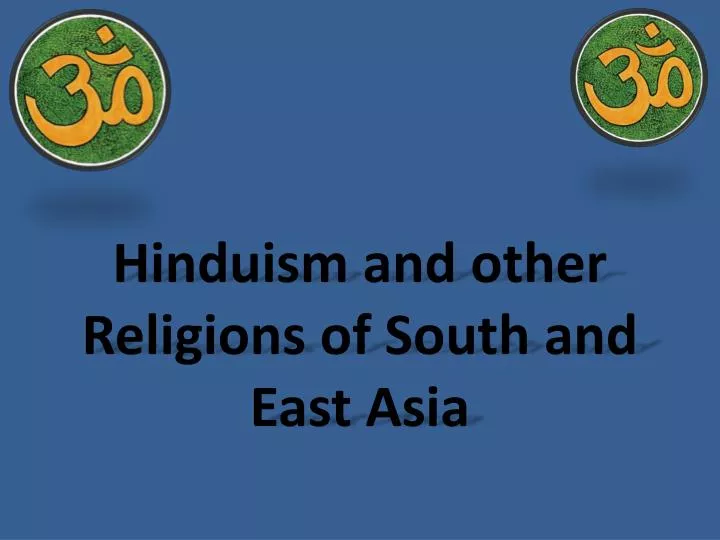 hinduism and other religions of south and east asia