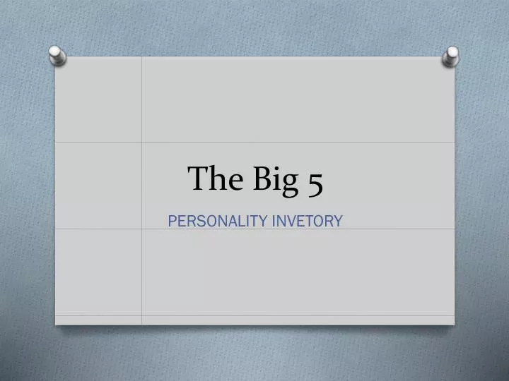the big 5