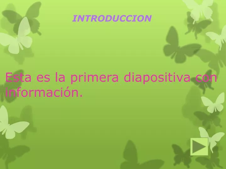 esta es la primera diapositiva con informaci n