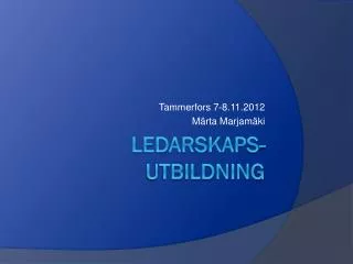 tammerfors 7 8 11 2012 m rta marjam ki