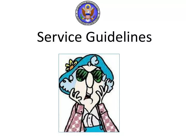 service guidelines