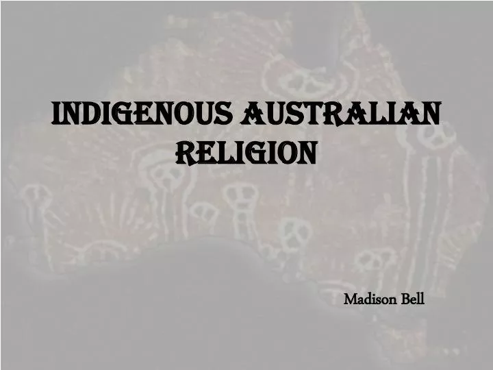 indigenous australian religion