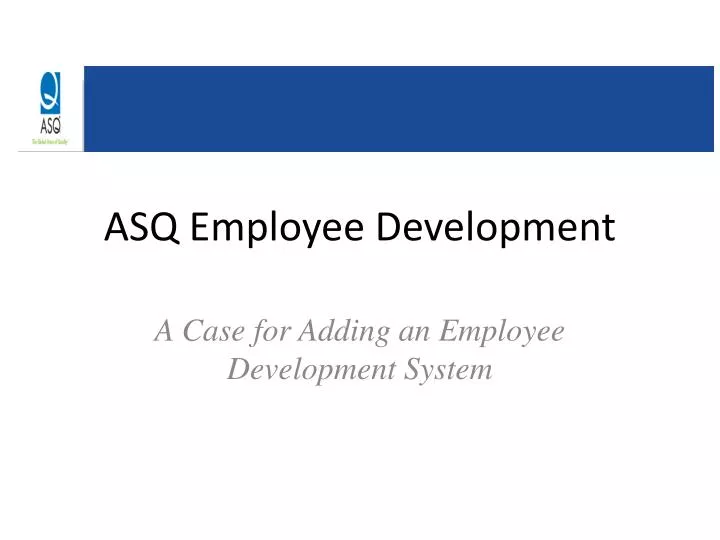 asq employee development