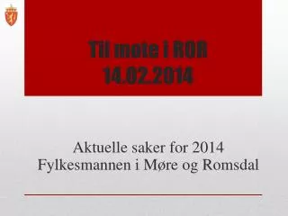 til m te i ror 14 02 2014
