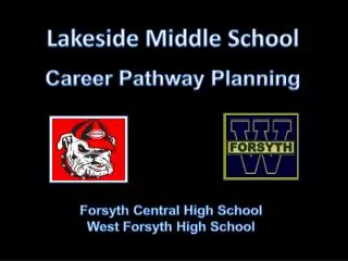 Lakeside Middle School Career Pathway Planning