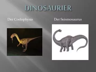 dinosaurier
