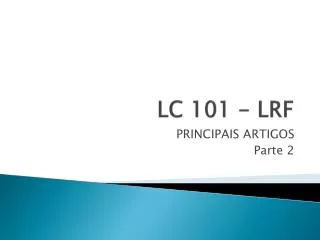 lc 101 lrf
