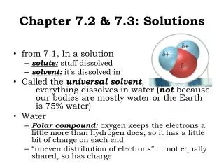 Chapter 7.2 &amp; 7.3: Solutions