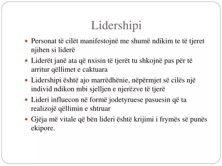 lidershipi