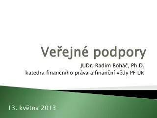 ve ejn podpory