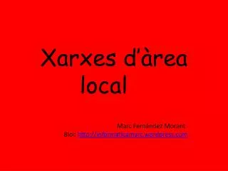 xarxes d rea local