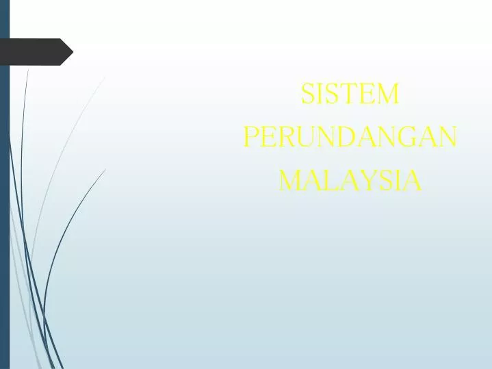 sistem perundangan malaysia