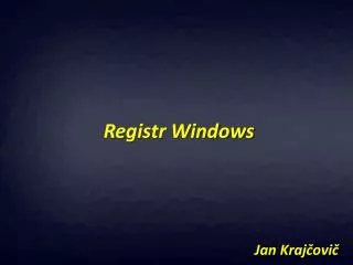 registr windows