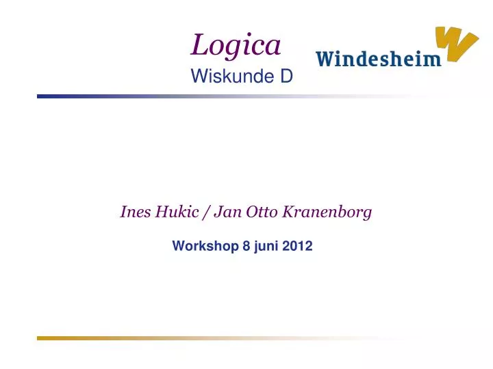 ines hukic jan otto kranenborg workshop 8 juni 2012