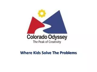 Where Kids Solve The Problems