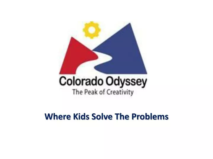 where kids solve the problems