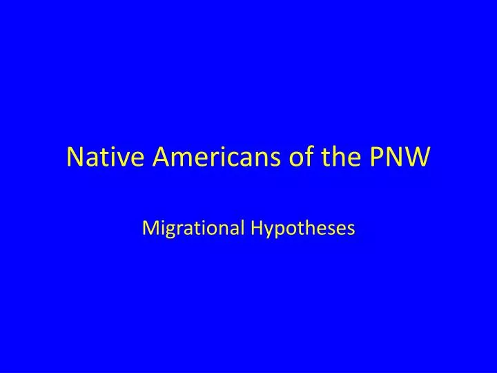 native americans of the pnw