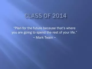class of 2014