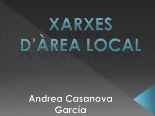 xarxes d rea local