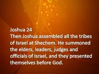 Joshua 24