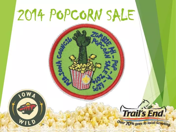 2014 popcorn sale