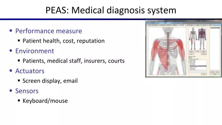 peas medical diagnosis system