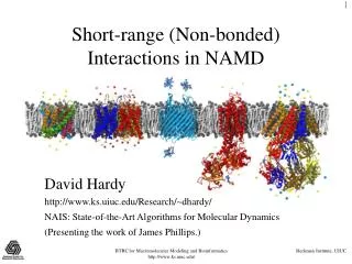 Short-range (Non- bonded) Interactions in NAMD