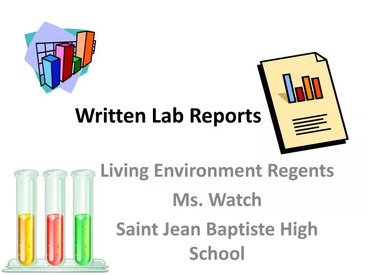 written lab reports