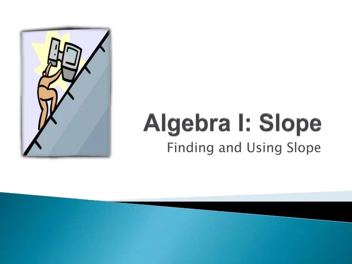 algebra i slope