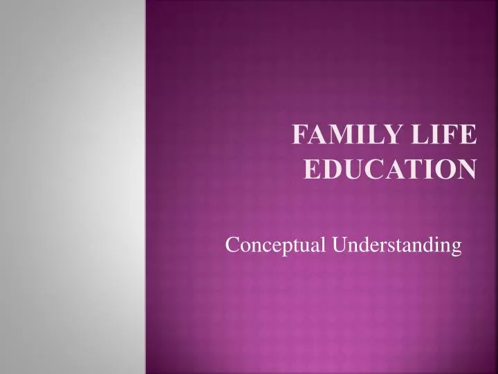 family life education