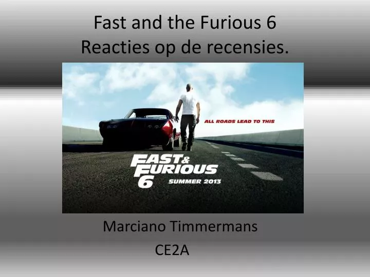 fast and the furious 6 reacties op de recensies