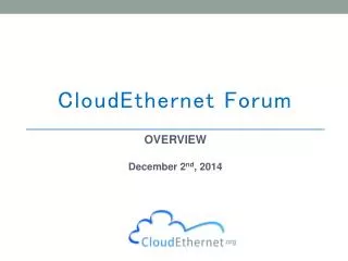 CloudEthernet Forum