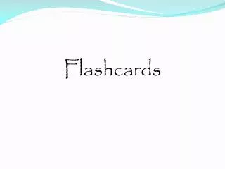 Flashcards