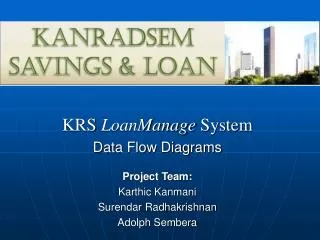KRS LoanManage System Data Flow Diagrams