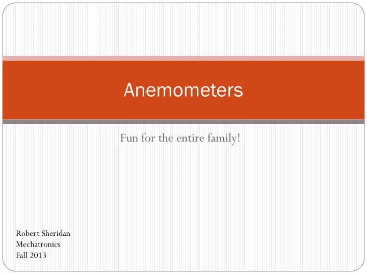 anemometers
