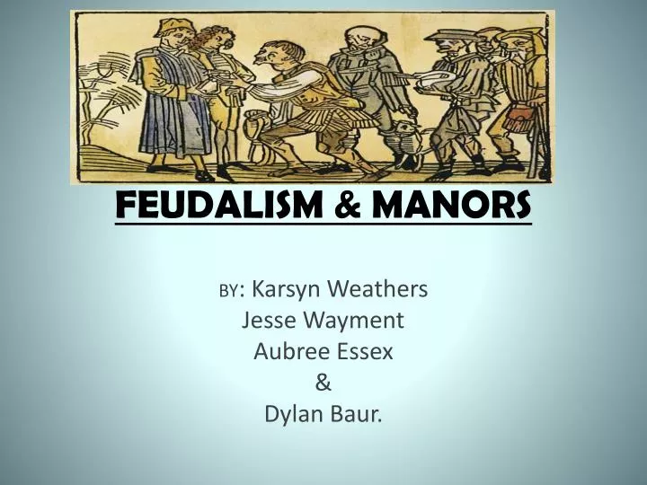 feudalism manors