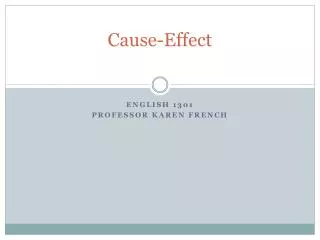 Cause-Effect