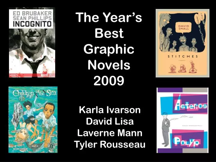 the year s best graphic novels 2009