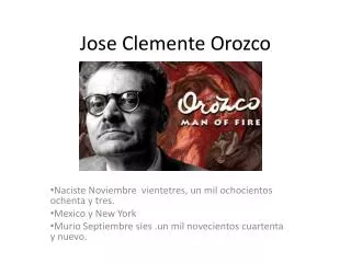 jose clemente orozco
