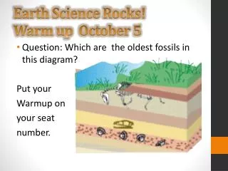 Earth Science Rocks! Warm up October 5