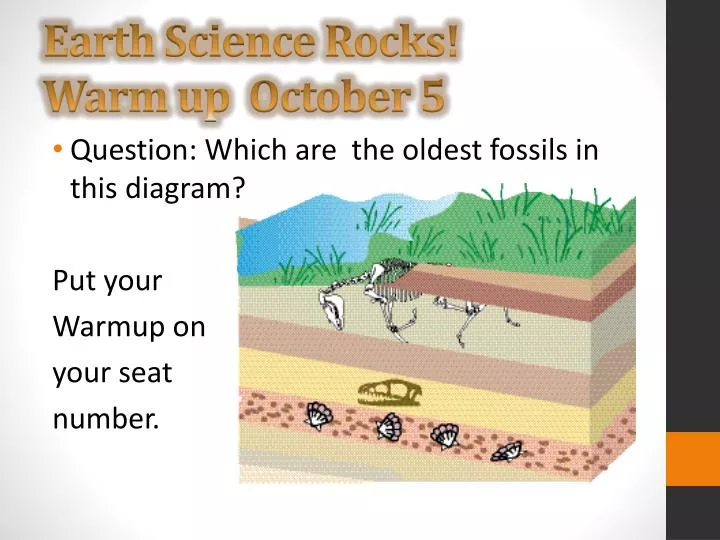 earth science rocks warm up october 5