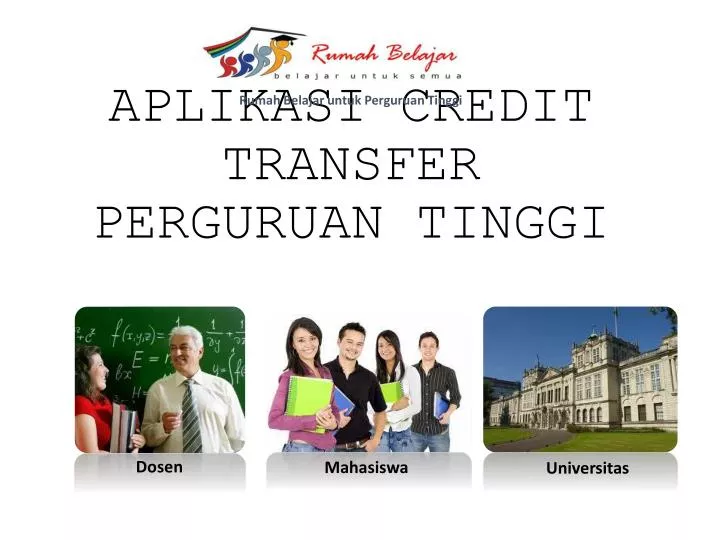 aplikasi credit transfer perguruan tinggi