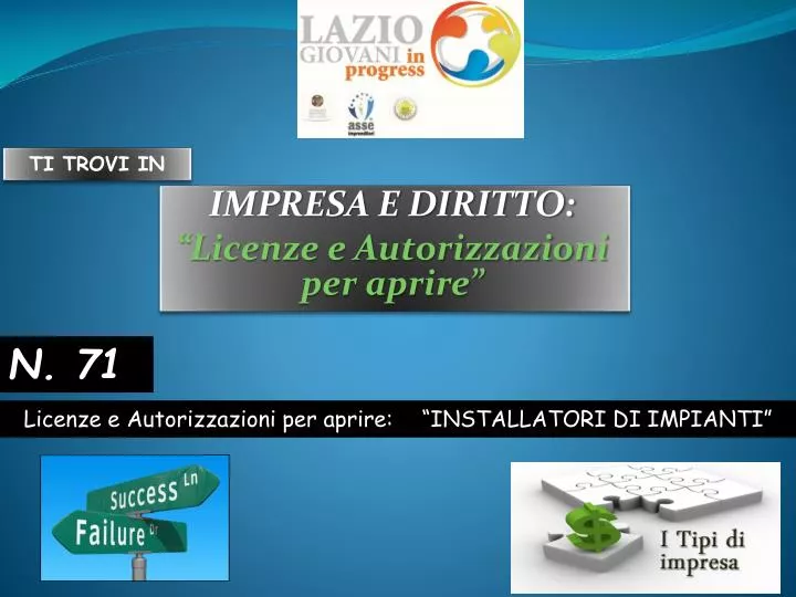 impresa e diritto licenze e autorizzazioni per aprire